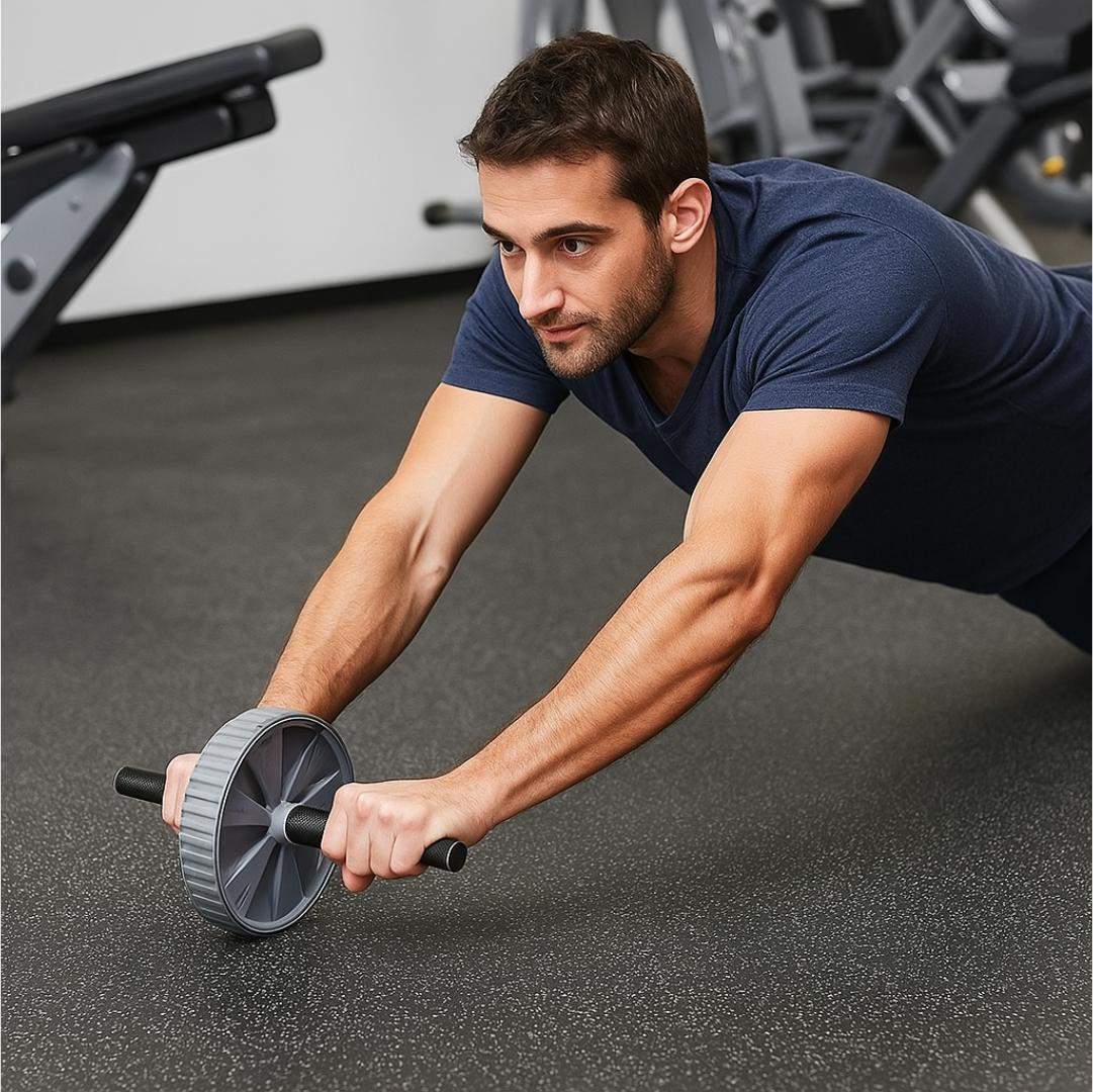 Roue de musculation abdominale – Gainage & Puissance Noyau